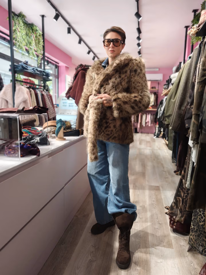 Capospalla indossato con un look completo