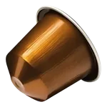 Capsula compatibile Nespresso, in alluminio color rame