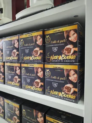 I solubili in capsula Nero Buono compatibili Dolce Gusto, camomilla e tè al limone, sugli scaffali