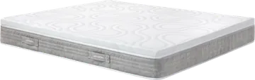 Materasso Permaflex bianco con la fascia grigia
