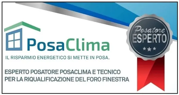 PosaClima, il risparmio energetico si mette in posa: esperto posatore PosaClima e tecnico per la riqualificazione del foro finestra